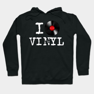 I heart Vinyl Hoodie